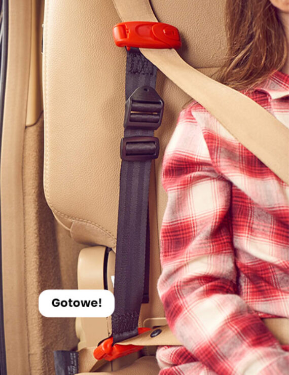 Smart Kid Belt gotowy, zapięty pas