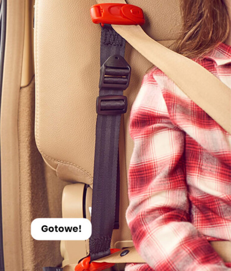 Smart Kid Belt gotowy, zapięty pas